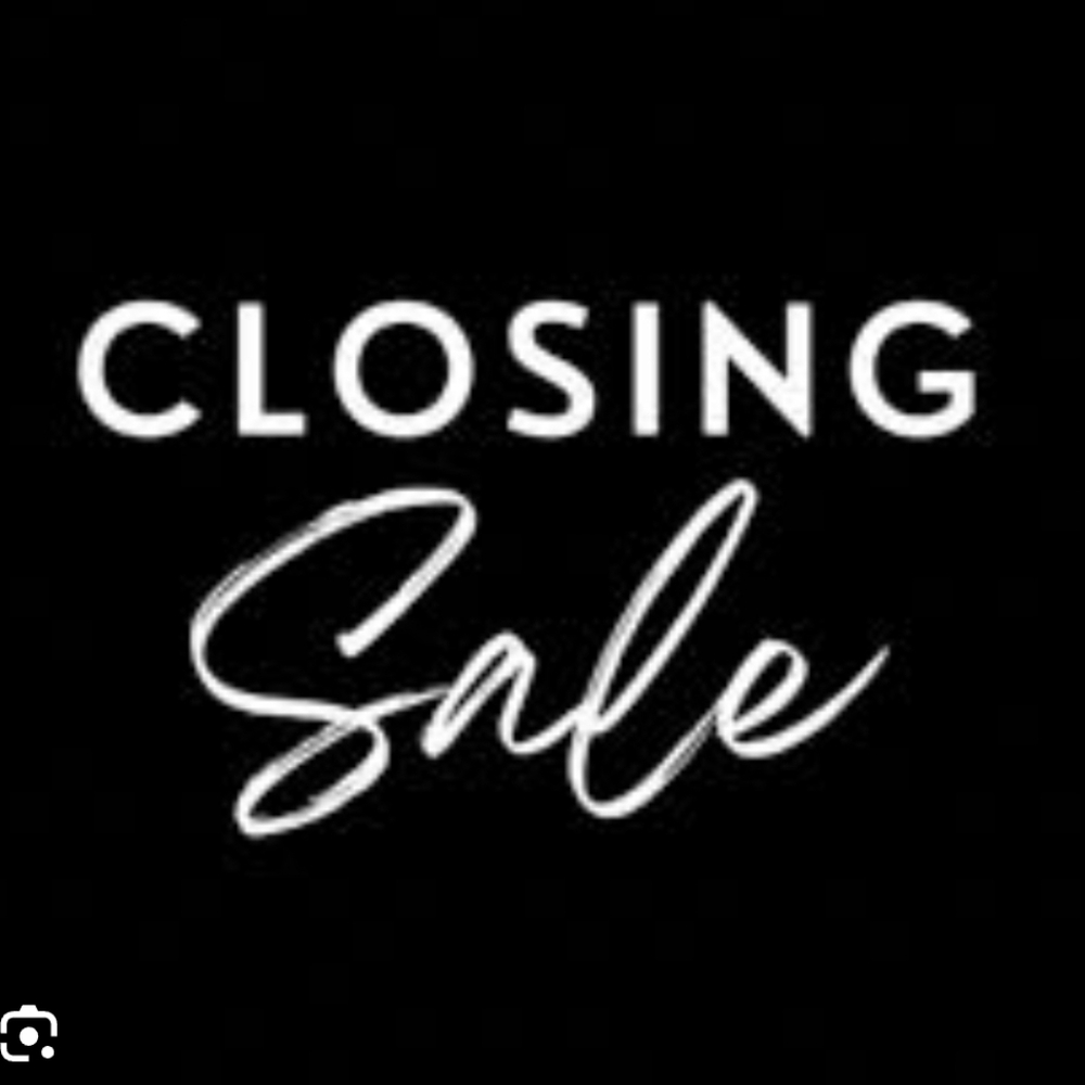 Closet Closing Sale! Accepting Low Offers!